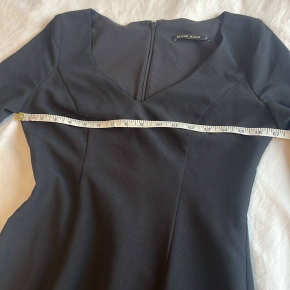 Black Halo tailored dress size 2 - Picture 8 of 9